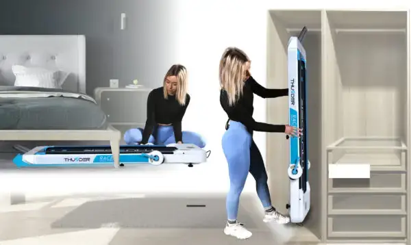 Беговая дорожка электрическая THUNDER RACE-WHITE купить недорого в Украине, фото 5