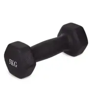 Гантель для фитнеса с неопреновым покрытием Generation Fitness FF51D4A-5kg (черный) купить