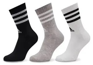 Носки Adidas 3S C SPW CRW 3P белый, серый, черный Уни L (43-45) купить
