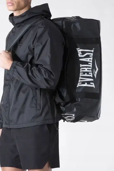 Спортивна сумка Everlast DUFFLE BAG LARGE (LOGO) 60L чорний Уні 32 х 60 х 32 см купити недорого в Україні, фото 7