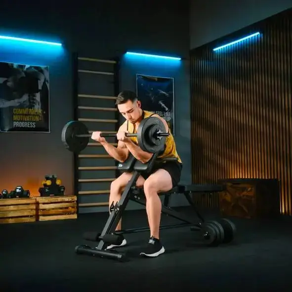 Скамейка тренировочная Trex Sport TX-200B с партой Скотта купить недорого в Украине, фото 10