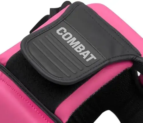 Шолом боксерський Adidas Combat 50 | S | чорний/рожевий | Обхват голови 52-55 см | ADIC50HG купити недорого в Україні, фото 2