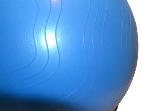 М'яч для фітнесу (фітбол) укріплений PowerPlay 4000 Ø65 cm Premium Gymball Anti-Burst Синій + помпа купити недорого в Україні, фото 9