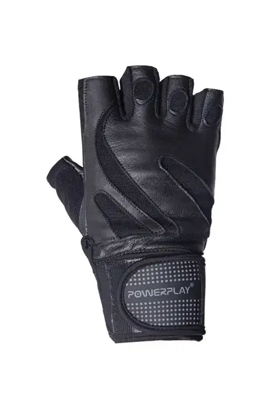 Рукавички для фітнесу PowerPlay 1064 Чорні L купити недорого в Україні, фото 2