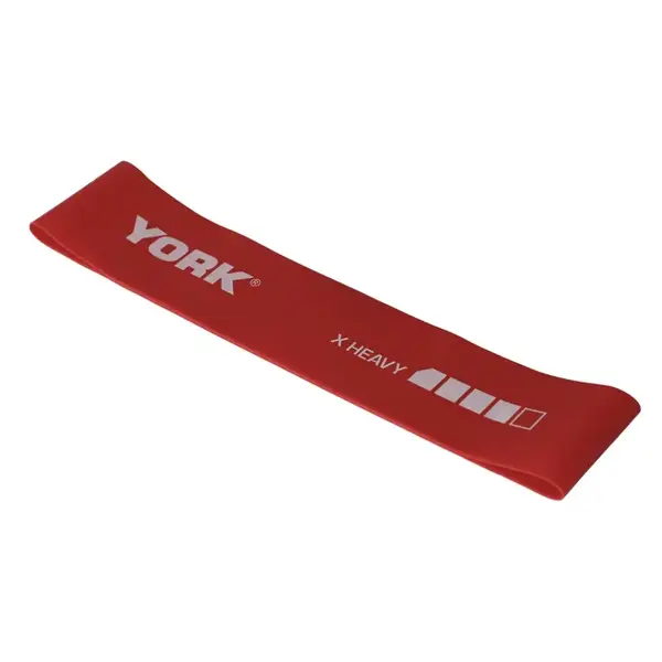 Резинка для фитнеса York X Heavy, красный купить недорого в Украине, фото 4