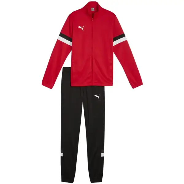 Костюм спортивний PUMA teamRISE Tracksuit Jr червоний, чорний Діт 176 см купити