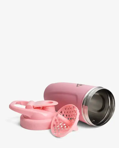 Шейкер спортивный SmartShake Reforce 900ml Supergirl Pink купить недорого в Украине, фото 3