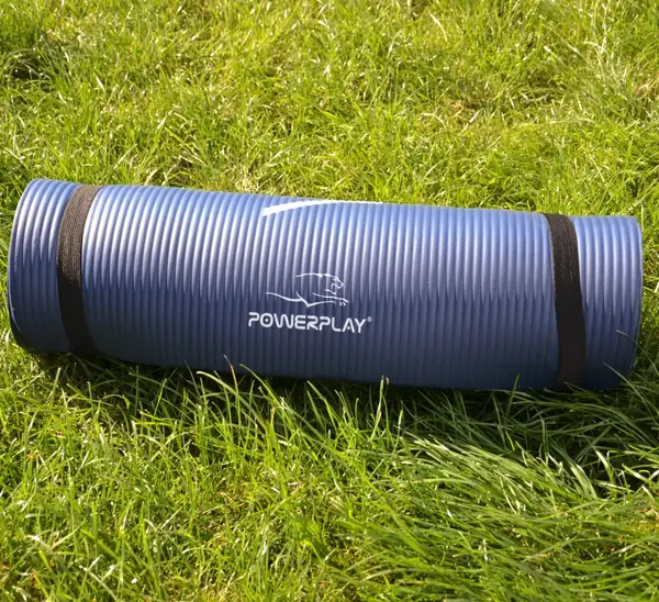 Коврик для йоги и фитнеса PowerPlay 4151 NBR Performance Mat Синий (183x61x1.2) купить недорого в Украине, фото 6