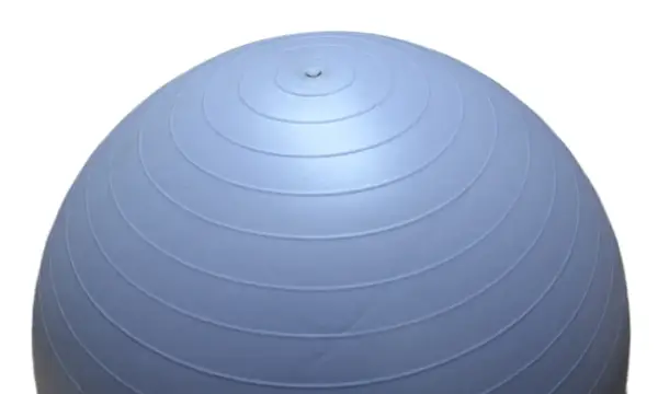 М'яч для фітнесу (фітбол) напівмасажний PowerPlay 4003 Ø75 cm Gymball Sky Blue + помпа купити недорого в Україні, фото 4