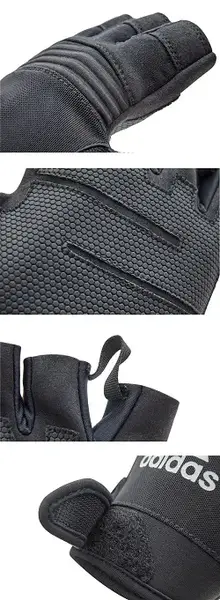 Перчатки для тренинга Adidas Performance Gloves черный, белый Уни S купить недорого в Украине, фото 2