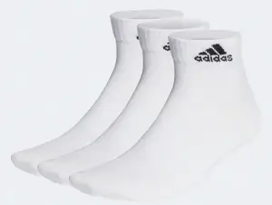 Носки Adidas T SPW ANK 3P белый, черный Уни 37-39 белый, черный купить
