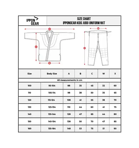 Кимоно для девочек IPPON GEAR NXT red 120см купить недорого в Украине, фото 6