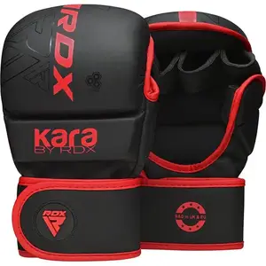 Рукавиці для ММА (Греплінгові рукавички) RDX F6 KARA Matte Red Plus L/XL купити