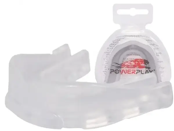 Капа боксерська PowerPlay 3307 SR доросла (вік 11+) прозора купити