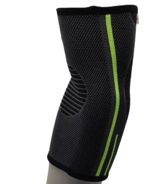 Компрессионный налокотник MadMax MFA-283 3D Compressive elbow support Dark grey/Neon green (1шт.) L купить недорого в Украине, фото 4