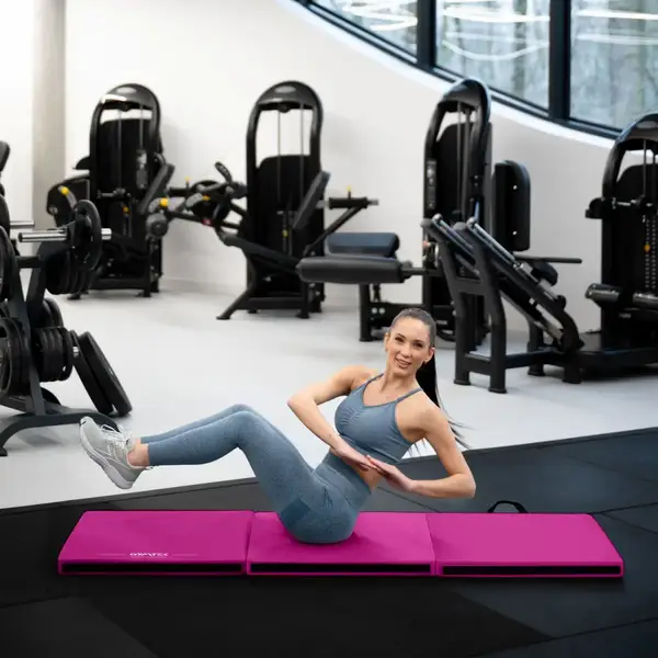 Мат гимнастический твердый Gymtek 5 см розовый гимнастический мат 5 см купить недорого в Украине, фото 2