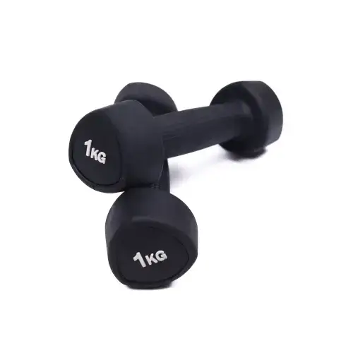 Гантели с уретановым покрытием 1 кг Generation Fitness FF51D6C-1kg (пара) купить недорого в Украине, фото 4