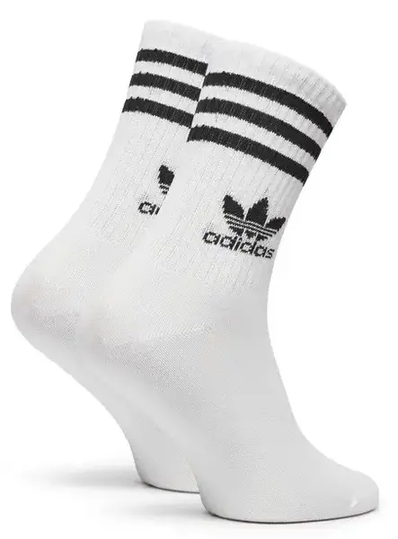 Шкарпетки Adidas CREW SOCK 3STR білий Уні L (43 - 45) купити недорого в Україні, фото 3