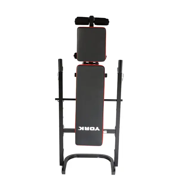 Скамейка тренировочная York Fitness ASPIRE 120 складная со стойкой под штангу. купить недорого в Украине, фото 5