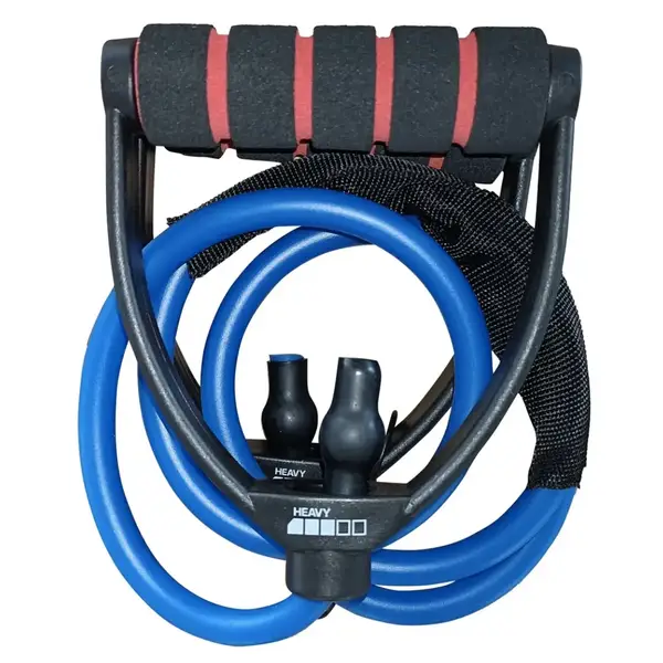 Эспандер трубчатый с ручками York Light, синий купить недорого в Украине, фото 2