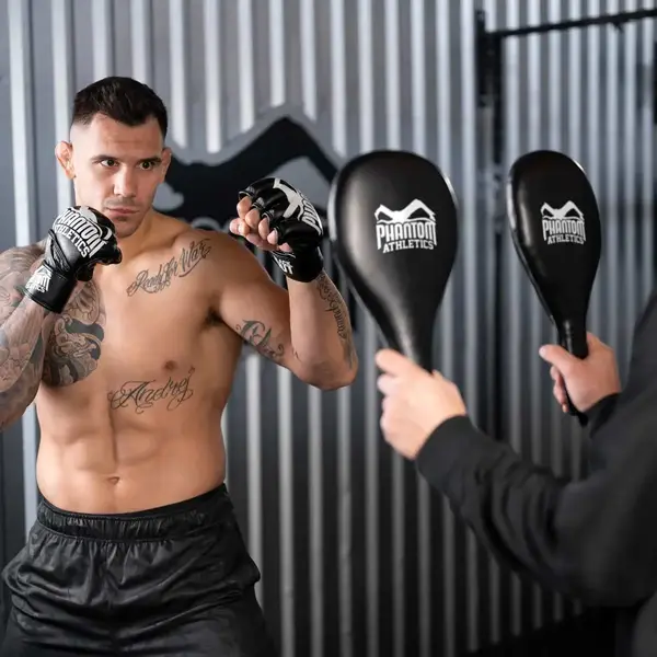 Боксерські ракетки Phantom Boxing Paddles Black купити недорого в Україні, фото 6