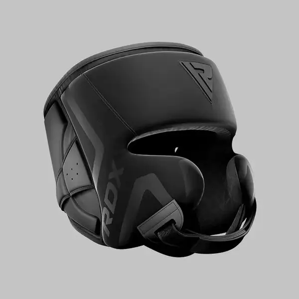 Боксерський шолом RDX T15 Noir Cheek Protector Matte Black M | Обхват голови 54-56 см купити недорого в Україні, фото 9