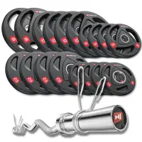 Набор олимпийский Hop Sport PRO 115 кг с W-образным грифом. купить