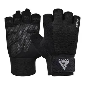 Перчатки для фитнеса RDX W1 Half Black Plus L купить