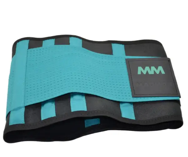 Пояс компресійний MadMax MFA-277 Slimming belt Black/turquoise S купити недорого в Україні, фото 8