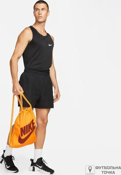 Рюкзак-мішок Nike NK HERITAGE DRAWSTRING 13L помаранчевий 33 х 43 см купити недорого в Україні, фото 3