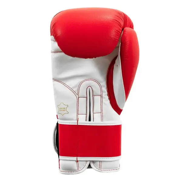 Боксерские перчатки TITLE Boxing Pro Style Leather Gloves3.0 Red/White 16 oz (бинты 4м. в комплекте) купить недорого в Украине, фото 4