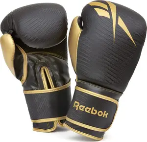 Боксерські рукавиці Reebok Boxing Gloves чорний, золотистий Чол 14 унцій купити