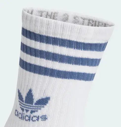 Шкарпетки Adidas CREW SOCK 3STR білий, червоний, зелений, синій Уні M (40-42) купити недорого в Україні, фото 3