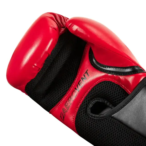 Боксерские перчатки TITLE Boxing Vegan Gloves Red/Black 16 oz (капа в комплекте) купить недорого в Украине, фото 5