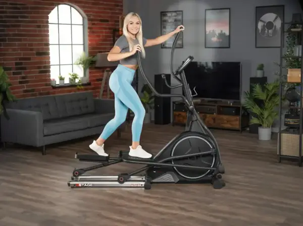 Орбітрек Hop-Sport HS-160CF Stage електромагнітний сірий купити недорого в Україні, фото 7