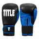 Боксерські рукавиці TITLE Boxing Dynamic Strike Black/Blue 12 oz (бинти 4м. у комплекті) купити
