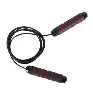 Скакалка скоростная PowerPlay 4210 Power Weighted Jump Rope Черная (2,7m.) купить