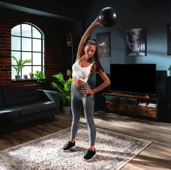 Фітбол Hop-Sport 25см чорний купити недорого в Україні, фото 2