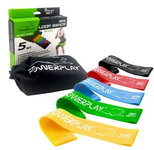 Резинки для фітнесу PowerPlay 4113 Mini Power Band Set набір із 5 шт. (від 1 до 20 кг) купити