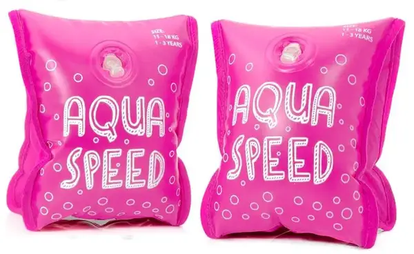 Нарукавники Aqua Speed ARMBANDS PREMIUM 6086 малиновый Дет age 1-3 купить