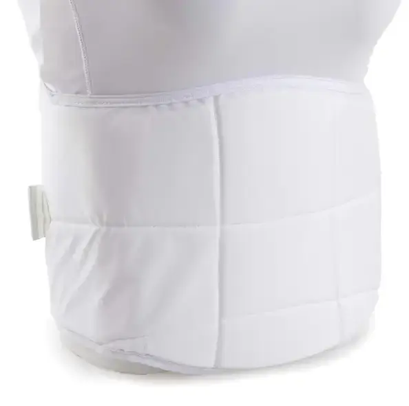 Женская защита живота с лицензией WKF SMAI Белая XS | BPW купить недорого в Украине, фото 2