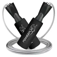 Скакалка скоростная с подшипниками PowerPlay 4209 Sport Jump Rope Черная (3m.) купить