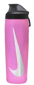 Бутылка Nike REFUEL BOTTLE LOCKING LID 24 OZ розовый, черный, серебристый Уни 709 мл купить