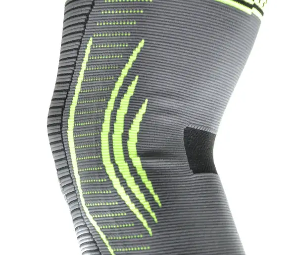 Компресійний наколінник MadMax MFA-284 3D Compressive knee support Dark grey/Neon green (1шт.) L купити недорого в Україні, фото 7
