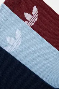 Носки Adidas TR CREW S 6P зеленый, белый, голубой, черный, темно-зеленый, бордовый Уни M (40-42) купить