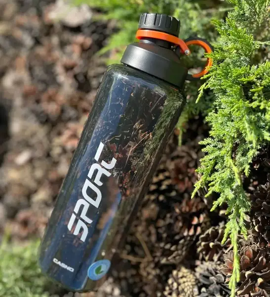 Пляшка для води CASNO 1500 мл KXN-1237 Чорна купити недорого в Україні, фото 3