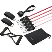 Набор резинок с эспандерами Gymtek розовый купить