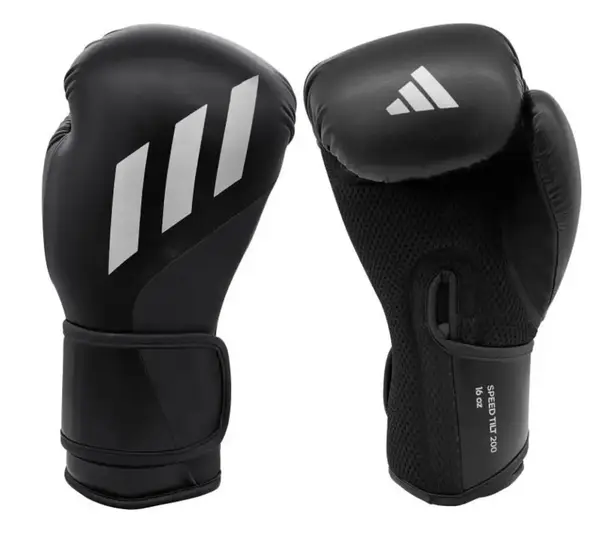 Боксерские перчатки Adidas Speed Tilt 200 черно/серые | 10 унций | SPD200TG купить