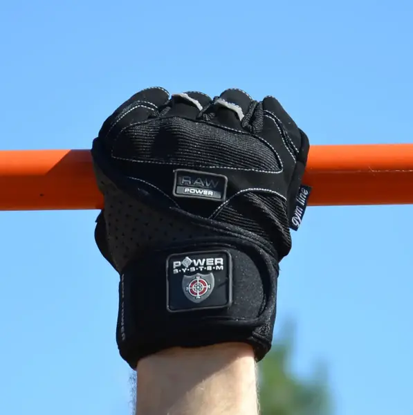 Перчатки для фитнеса Power System PS-2850 Raw Power Black/Grey XL купить недорого в Украине, фото 7