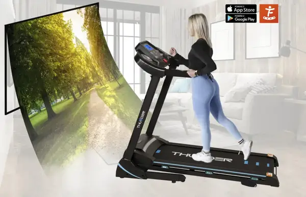 Беговая электрическая дорожка THUNDER ICON-BLACK купить недорого в Украине, фото 6